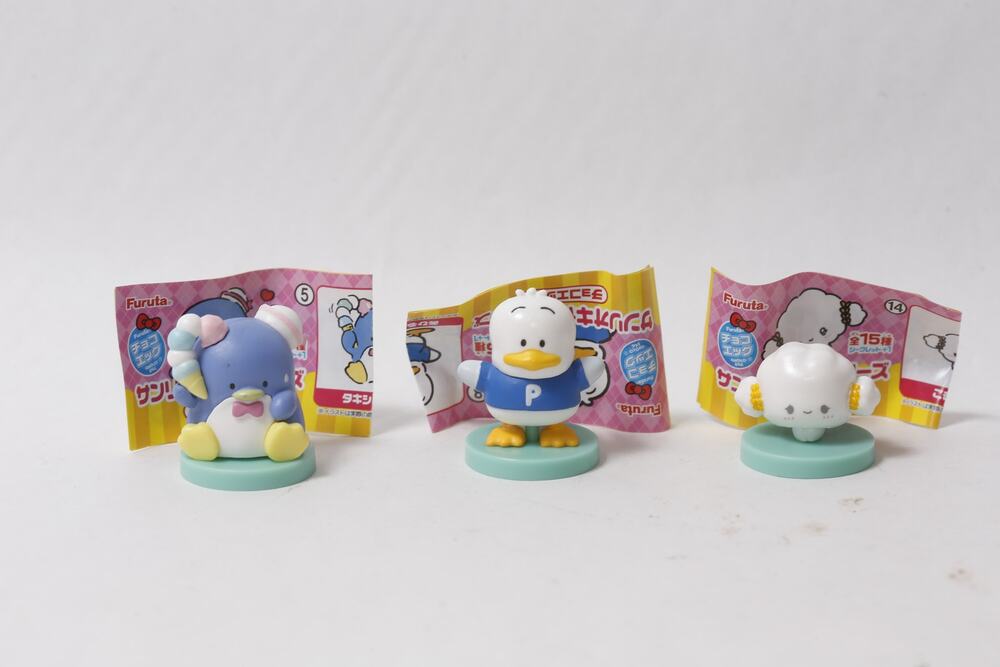 Furuta Sanrio Choco Egg Series Lot Tuxedo Sam Pekkle Kogimyun ~ 260914-WH 1155